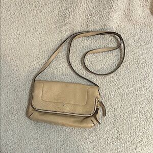 Kate Spade Tan Leather Crossbody Bag